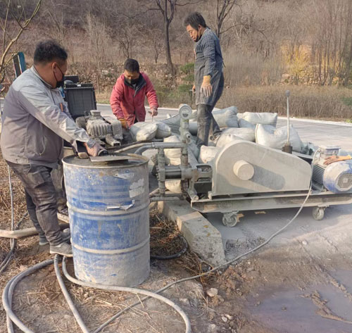 秦淮路面下沉注浆